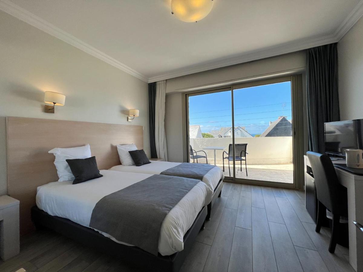 Hôtel Ker-Noyal Quiberon Plage Extérieur photo